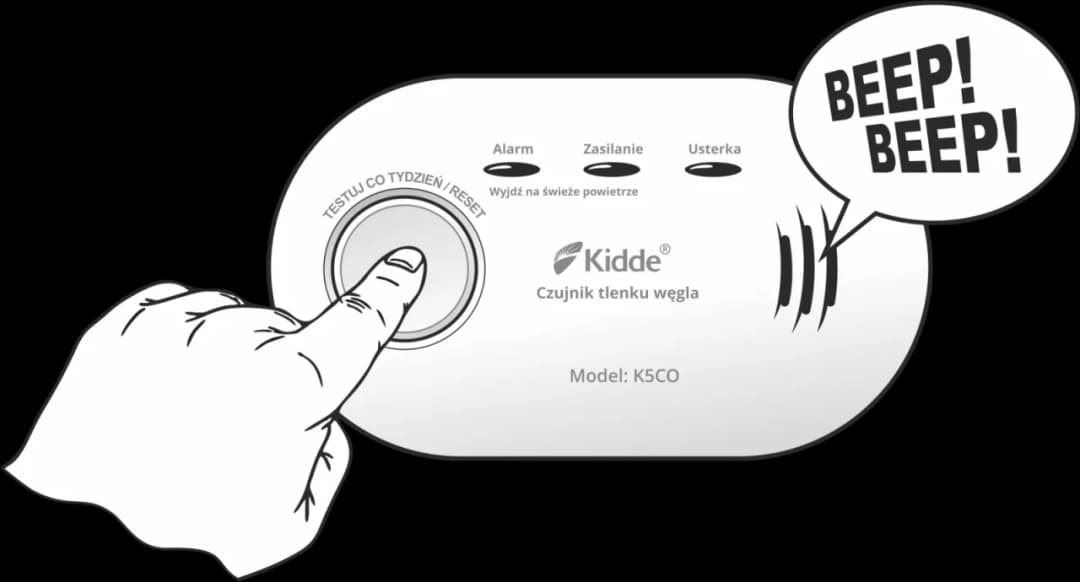 Czujnik czadu pokazuje lb co to znaczy? Sprawdź, co robić z alarmem