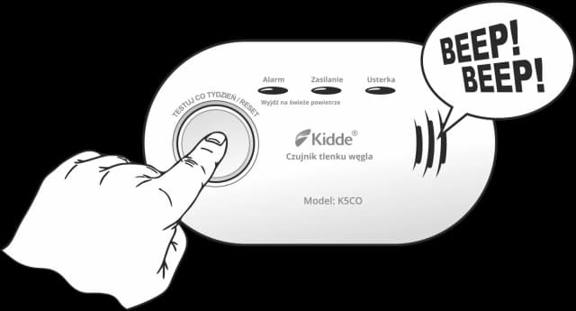Czujnik czadu pokazuje lb co to znaczy? Sprawdź, co robić z alarmem
